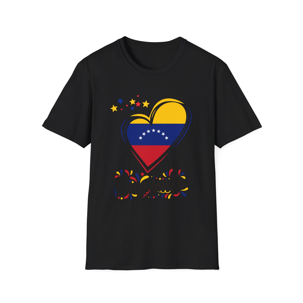Venezuela Heart Flag T-Shirt — Patriotic Venezuelan Pride Tee