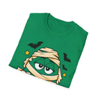 Camiseta de Halloween de momia con diseño de la letra M