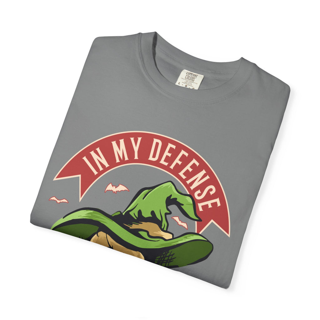 Witchy Graphic Tee — "In My Defense The Moon Was Full"