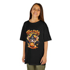 Camiseta infantil de Halloween — Diseño de murciélago y calabaza "Too Cute to Spook"