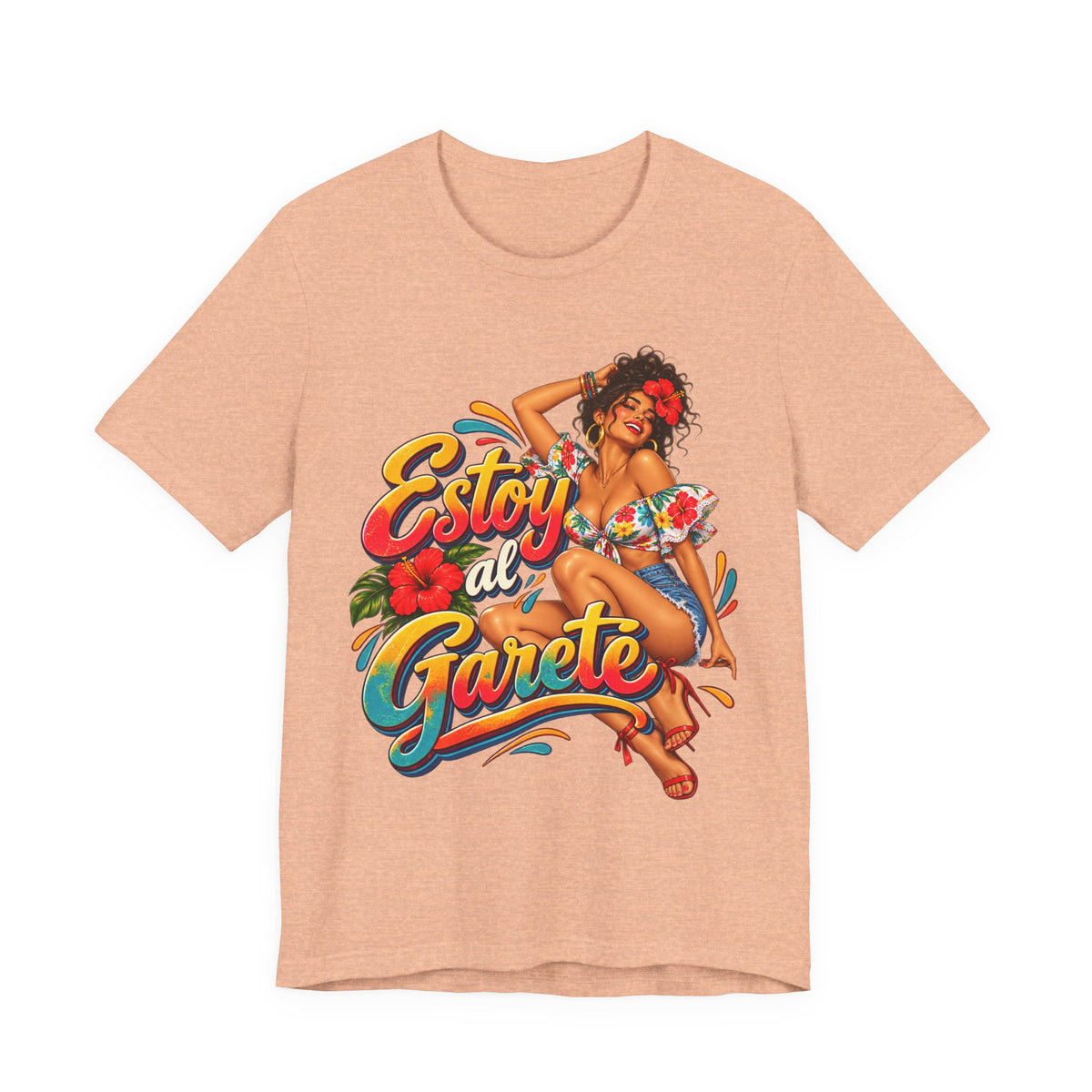 Estoy al Garete-Boricua BELLA+CANVA 3001 UNISEX JERSEY T-Shirt