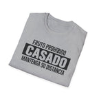 Camiseta Fruto Prohibido Casado Mantenga Su Distancia