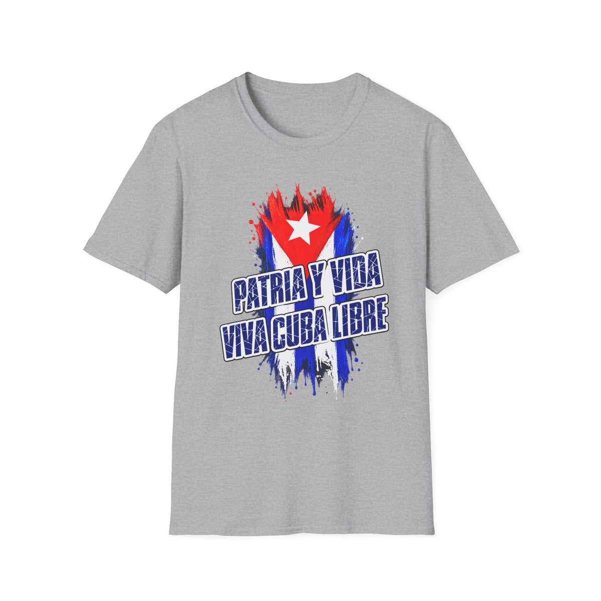 Patria y Vida Viva Cuba Libre T-Shirt — Cuban Freedom Flag Tee