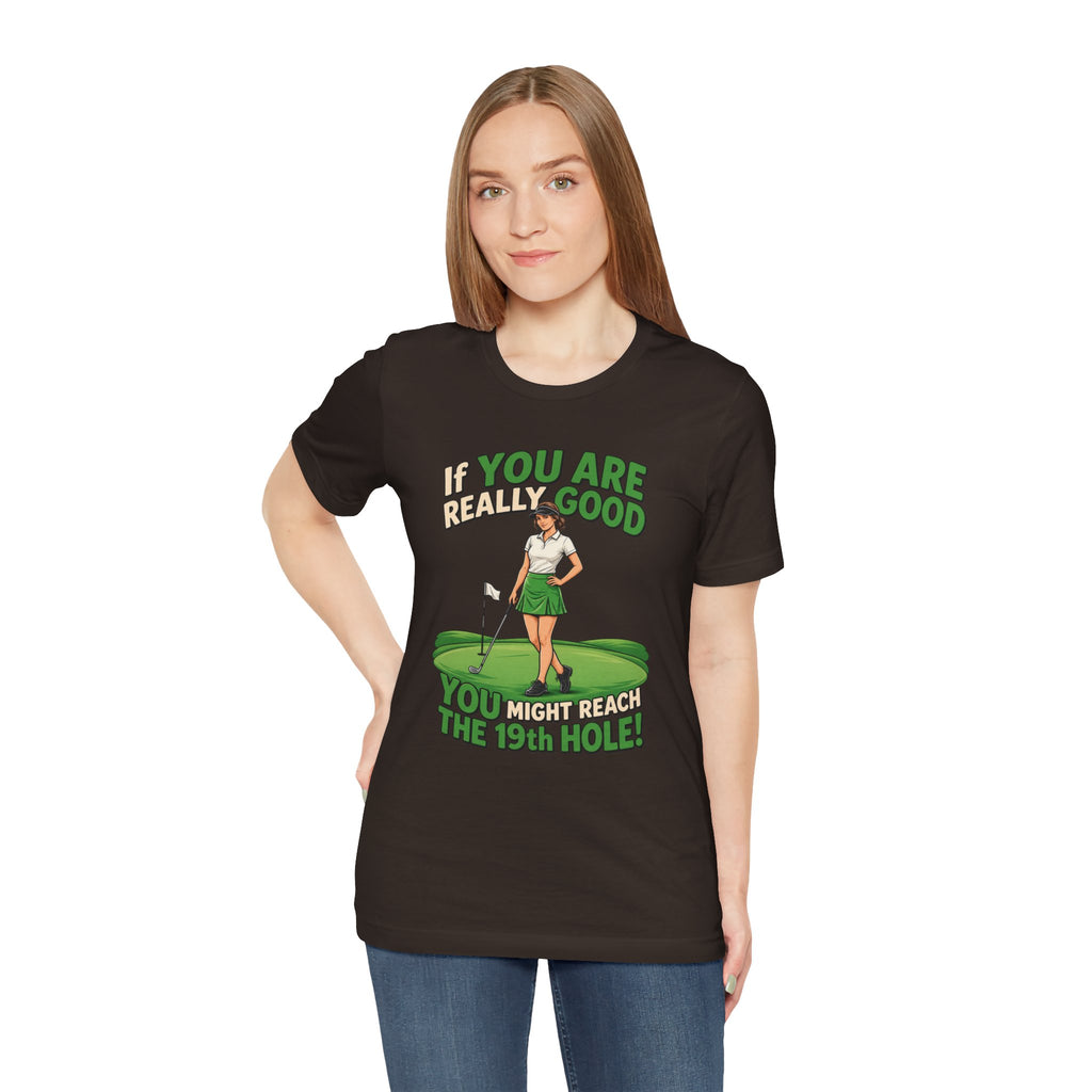 Golf 19th Hole BELLA+CANVA 3001 LADIES JERSEY T-Shirt