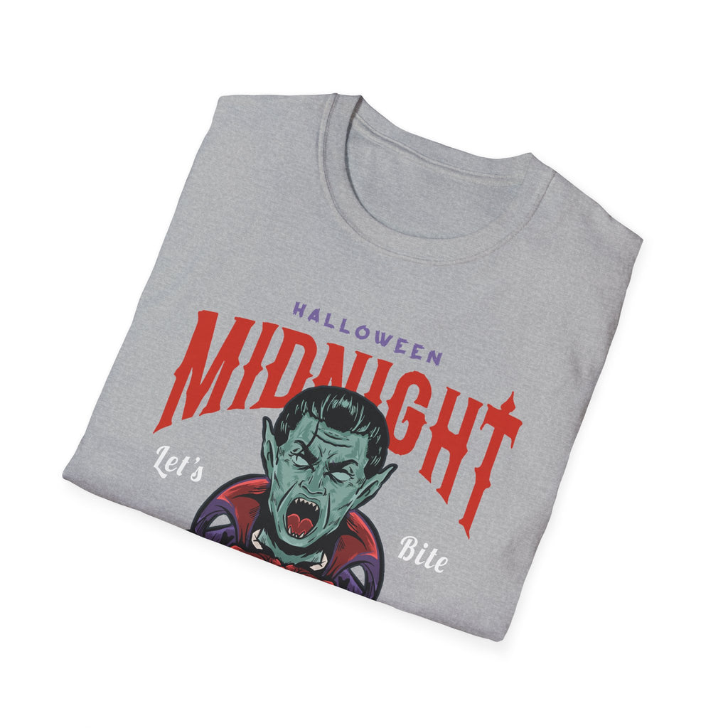 Midnight Vampire Halloween T-Shirt — Let’s Bite Vintage Horror Tee