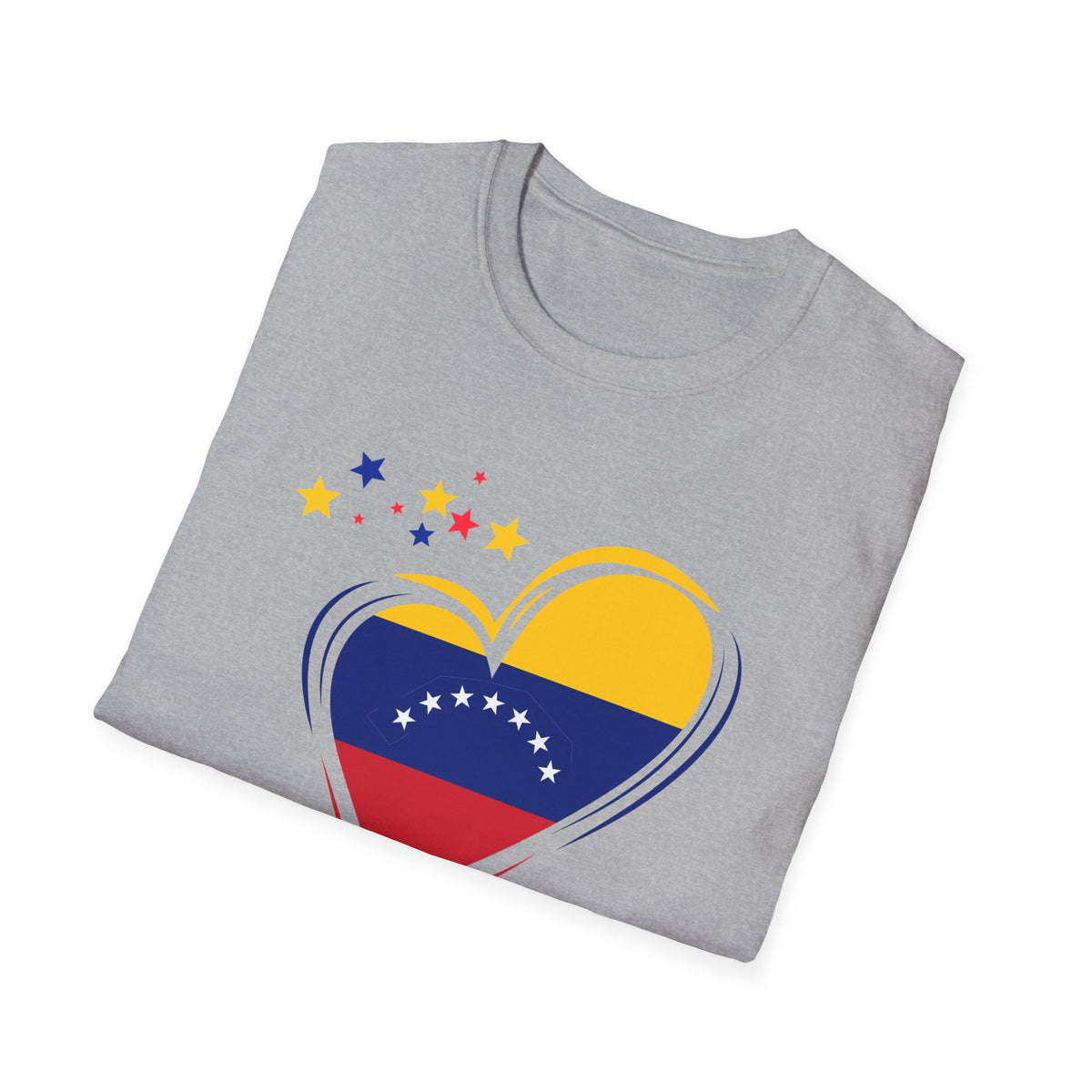 Venezuela Heart Flag T-Shirt — Patriotic Venezuelan Pride Tee