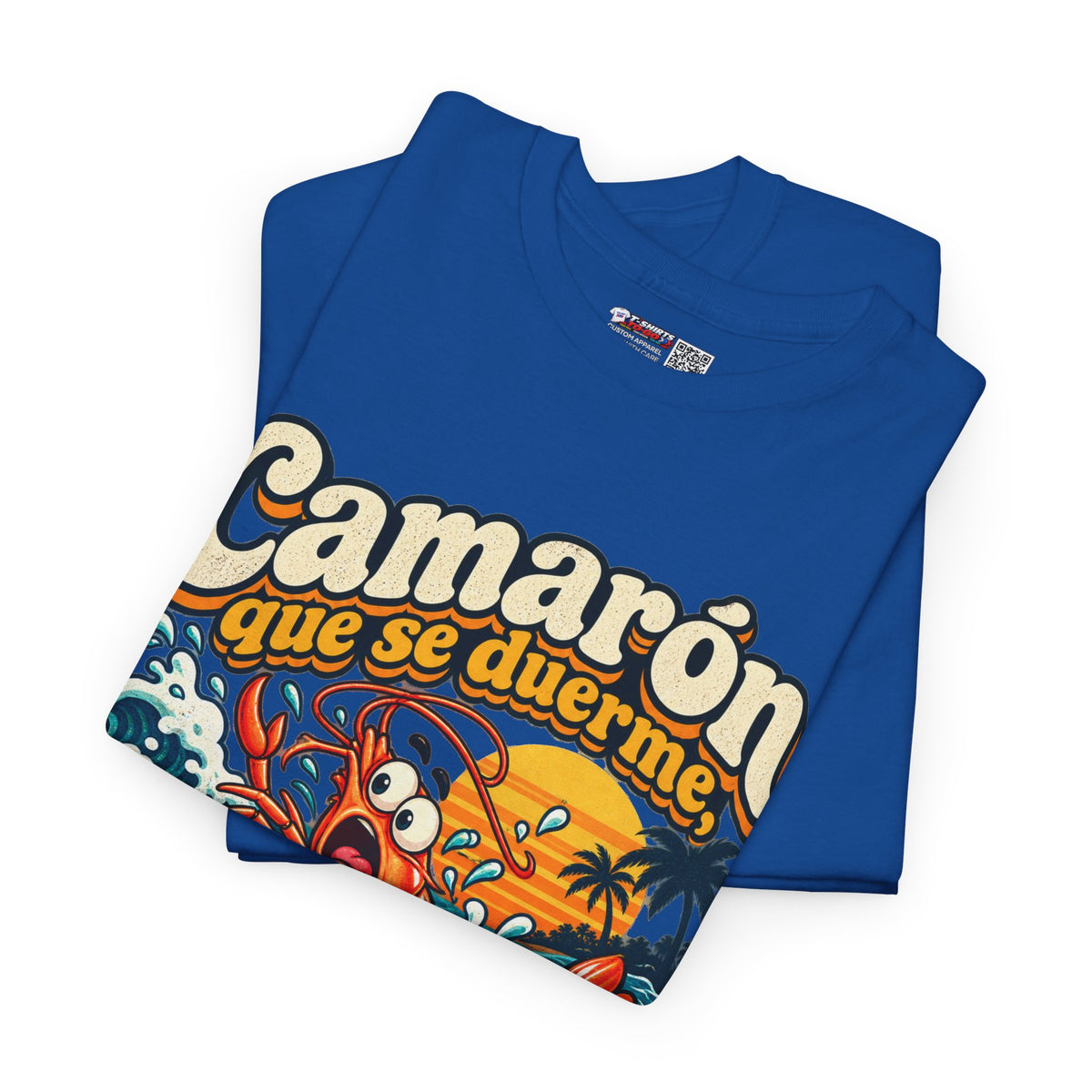 Camarón Que Se Duerma Unisex Heavy Cotton Tee