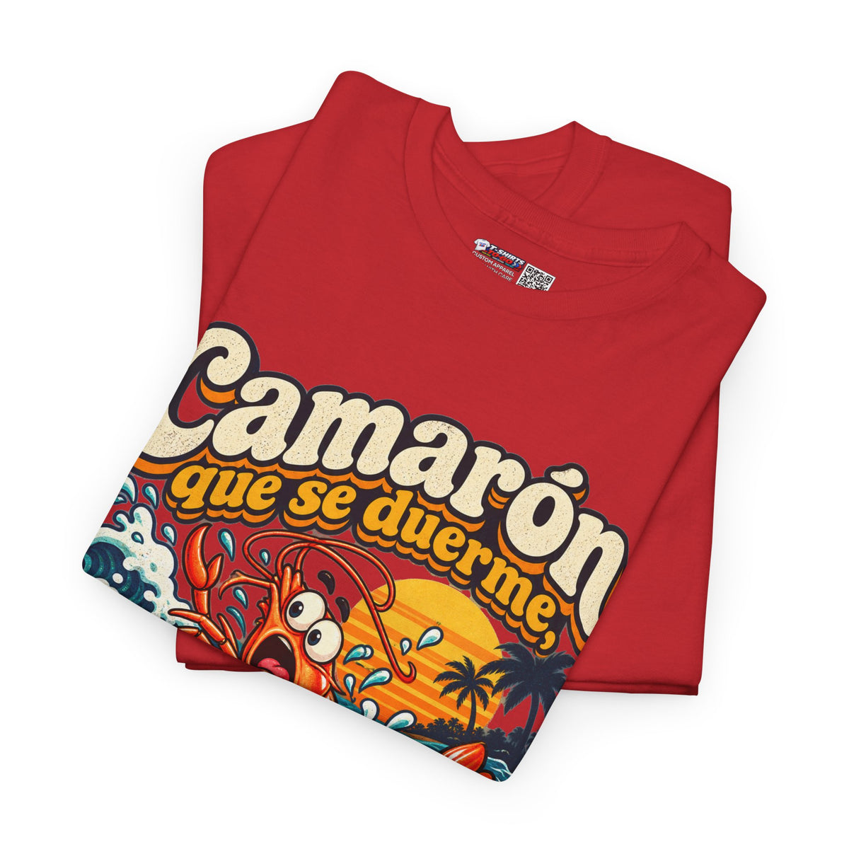 Camarón Que Se Duerma Unisex Heavy Cotton Tee