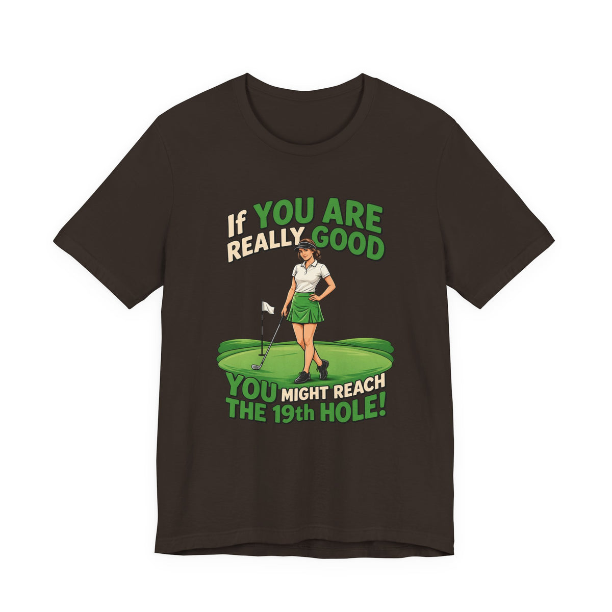 Golf 19th Hole BELLA+CANVA 3001 LADIES JERSEY T-Shirt