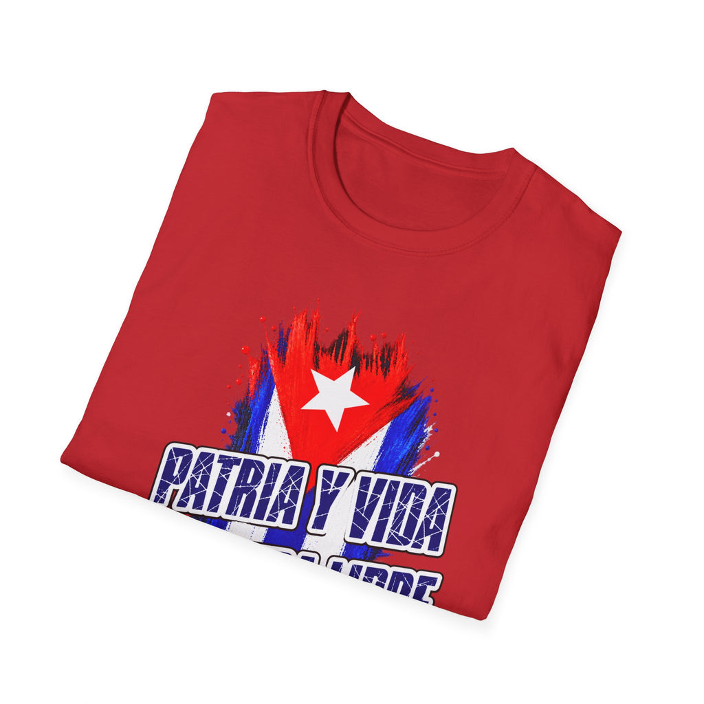Patria y Vida Viva Cuba Libre T-Shirt — Cuban Freedom Flag Tee
