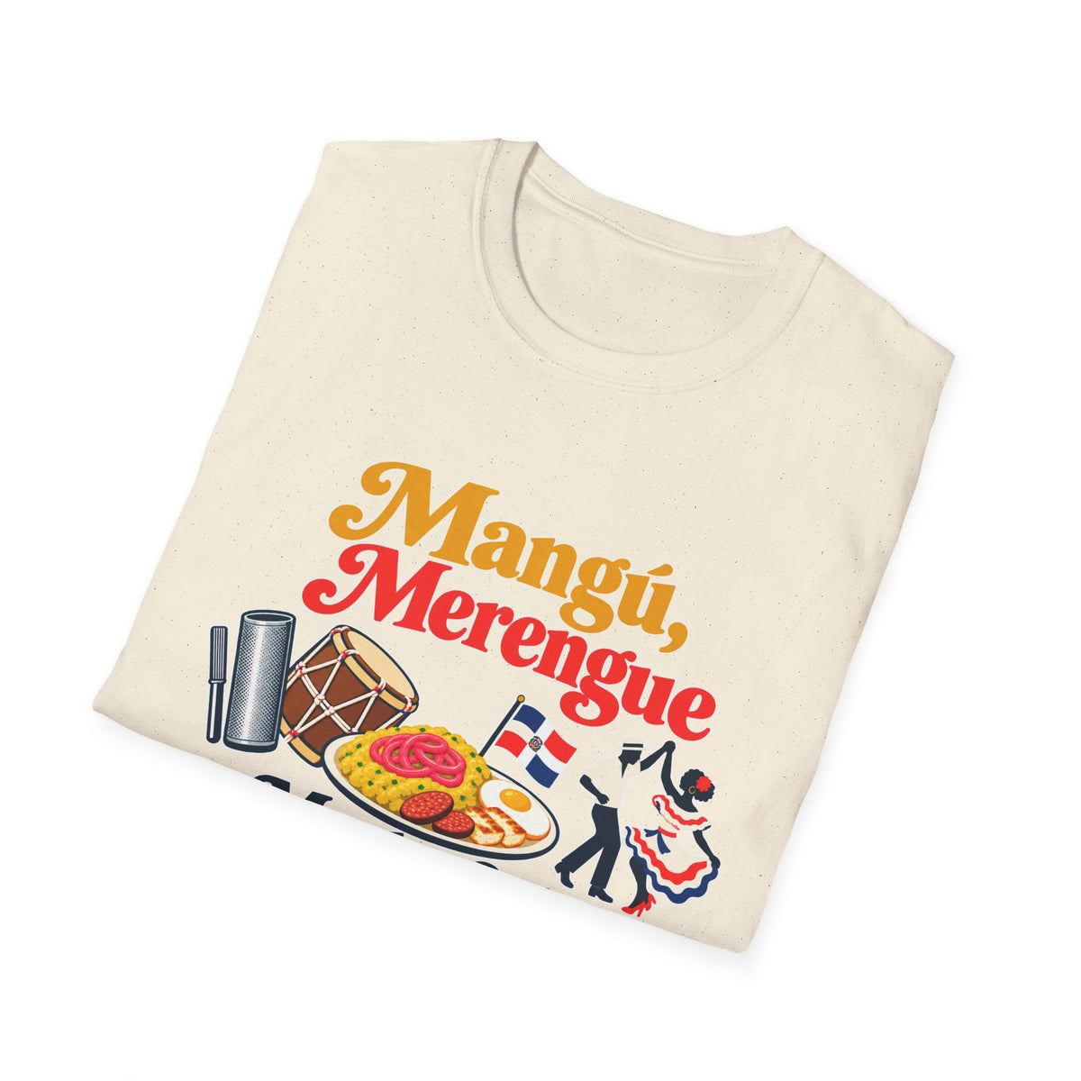 Mangu y Merengue GILDAN_6400 UNISEX Colorful Graphic T-Shirt