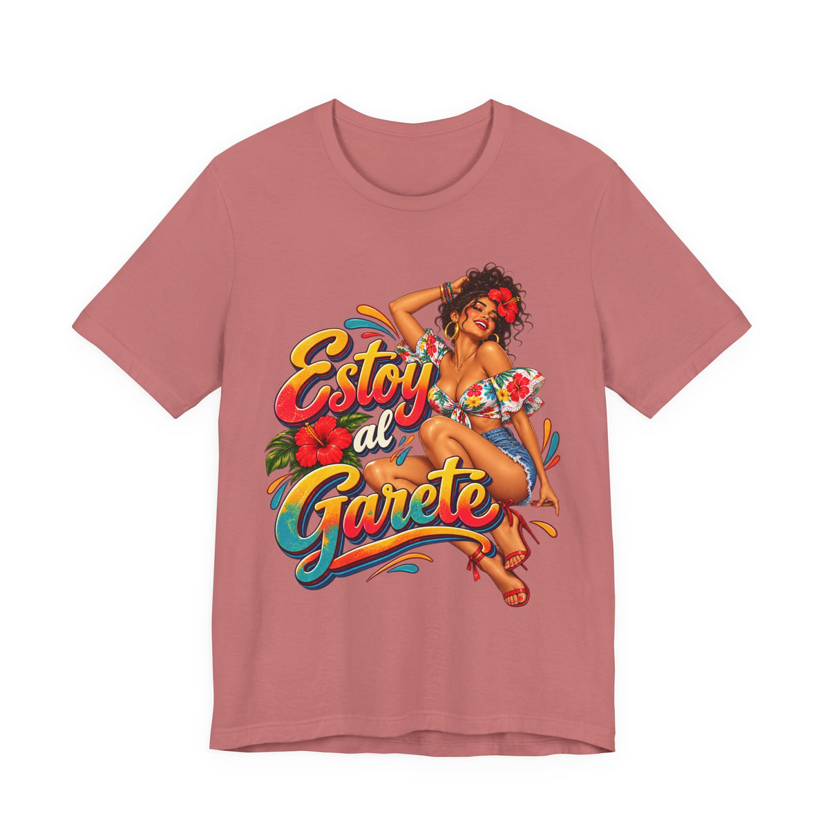 Estoy al Garete-Boricua BELLA+CANVA 3001 UNISEX JERSEY T-Shirt