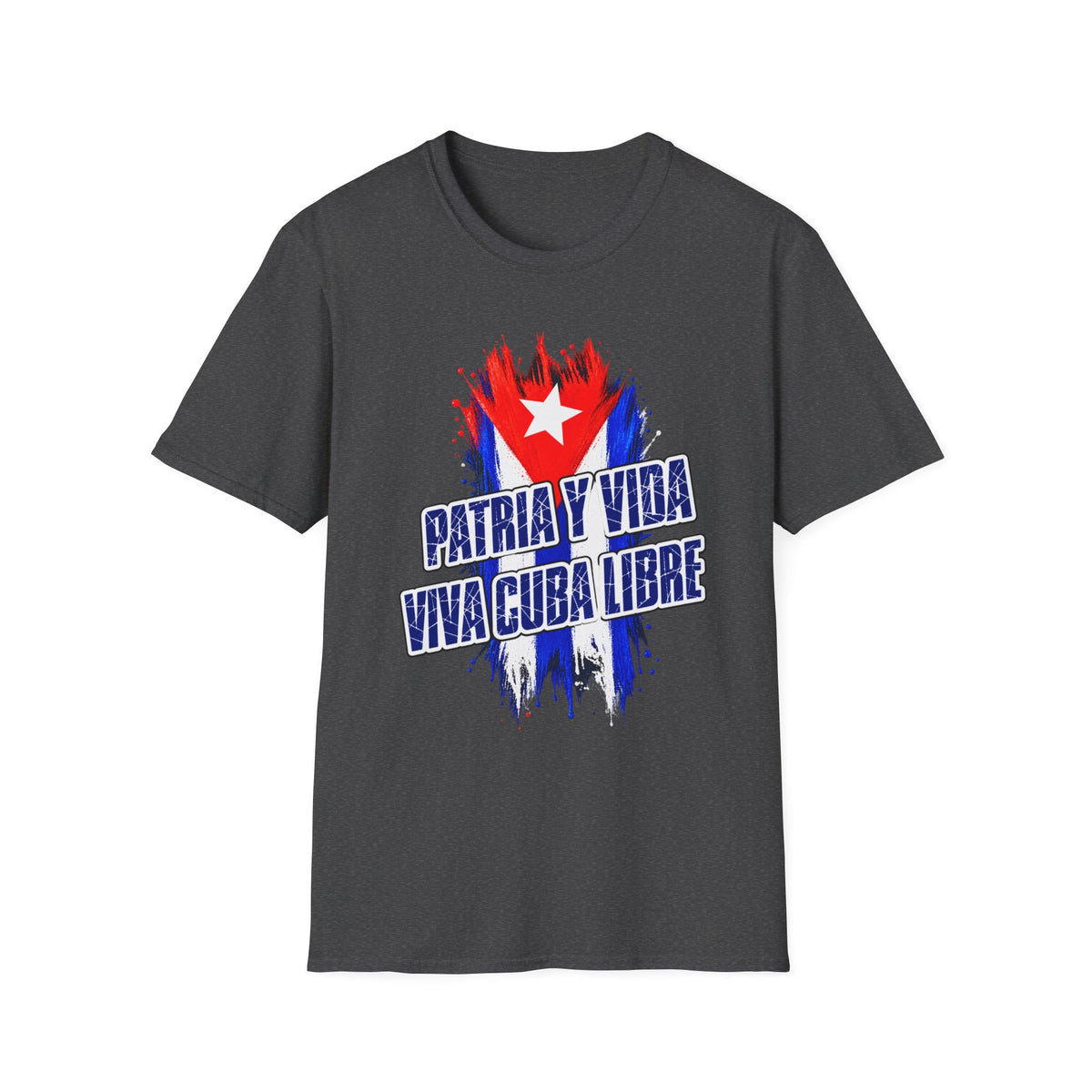 Patria y Vida Viva Cuba Libre T-Shirt — Cuban Freedom Flag Tee