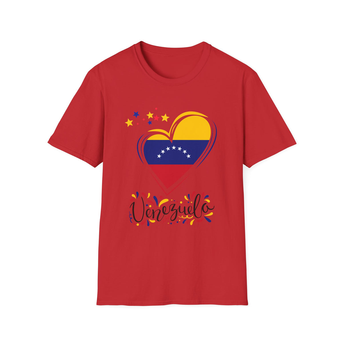 Venezuela Heart Flag T-Shirt — Patriotic Venezuelan Pride Tee