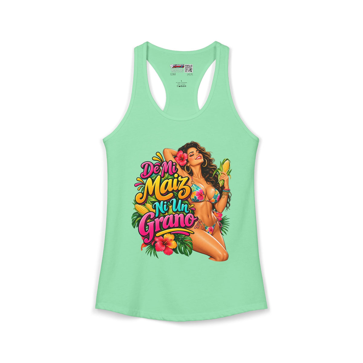 De Mi Maiz Ni Un Grano Women's Ideal Racerback Tank TopSport
