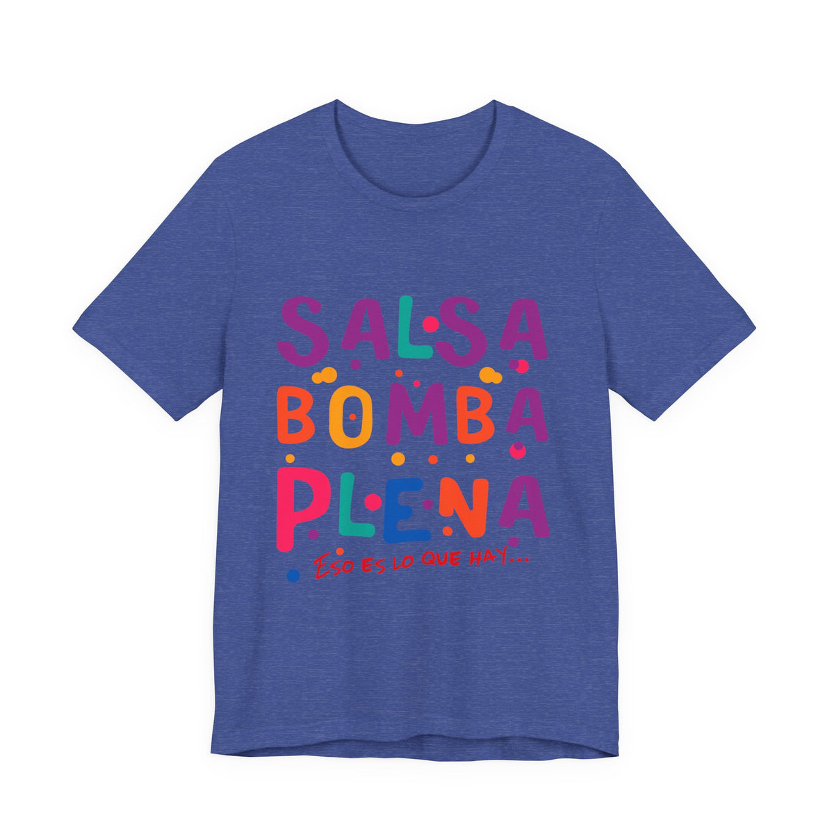 Salsa Bomba Plena Graphic Tee — Colorful Puerto Rican Music Dance Shirt