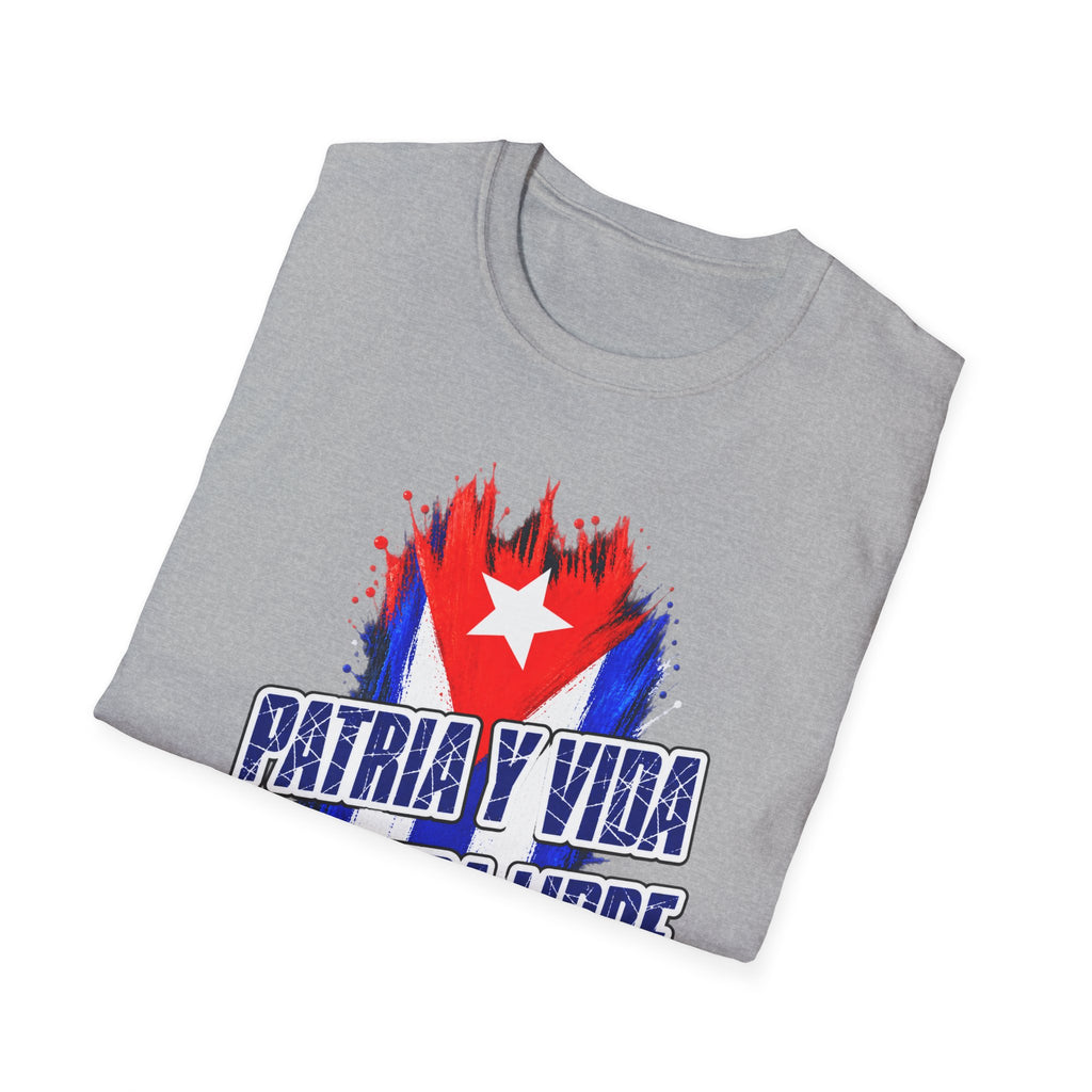 Patria y Vida Viva Cuba Libre T-Shirt — Cuban Freedom Flag Tee