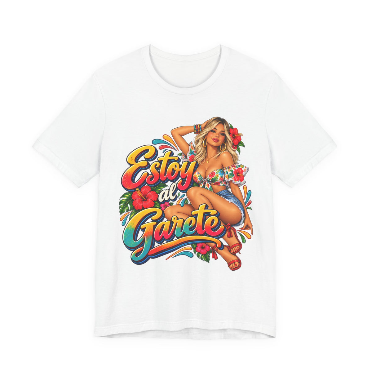 Estoy al Garete-Rubia BELLA+CANVA 3001 UNISEX JERSEY T-Shirt