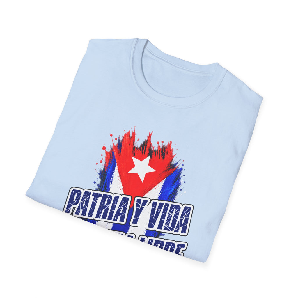 Patria y Vida Viva Cuba Libre T-Shirt — Cuban Freedom Flag Tee