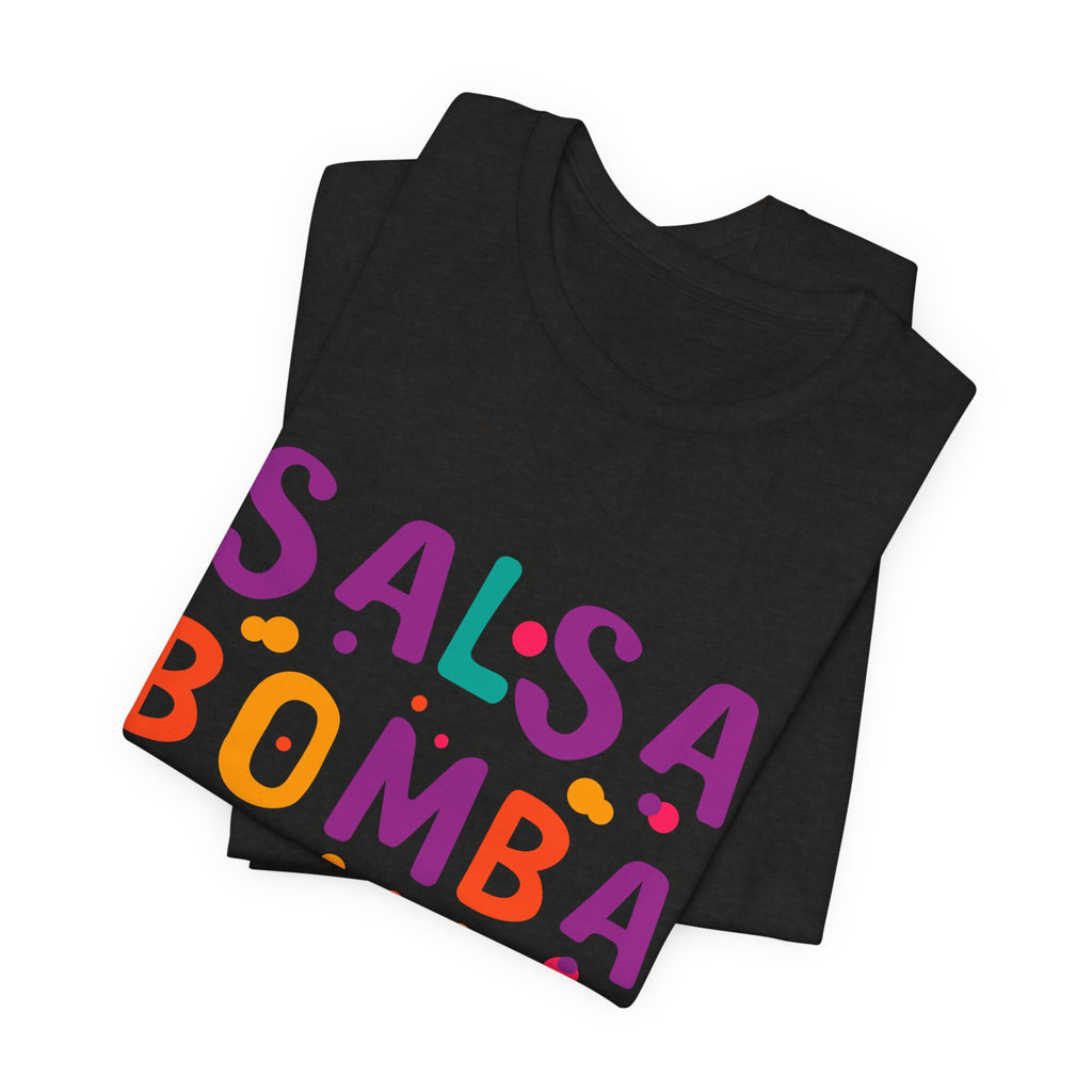Salsa Bomba Plena Graphic Tee — Colorful Puerto Rican Music Dance Shirt