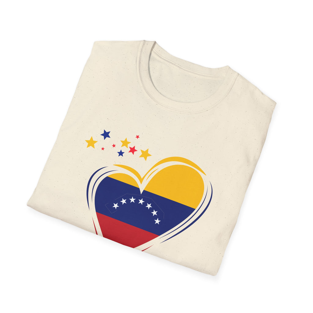 Venezuela Heart Flag T-Shirt — Patriotic Venezuelan Pride Tee