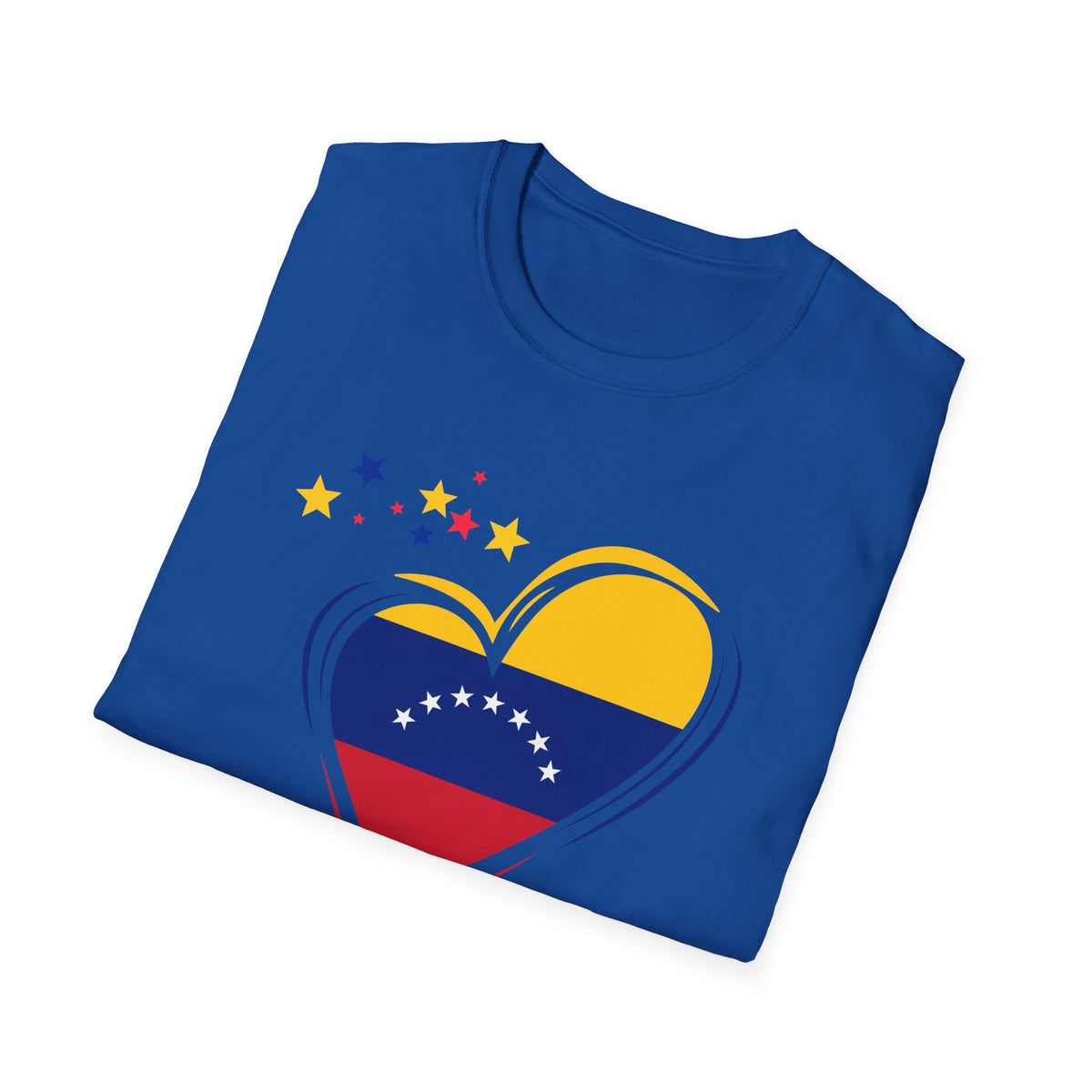 Venezuela Heart Flag T-Shirt — Patriotic Venezuelan Pride Tee