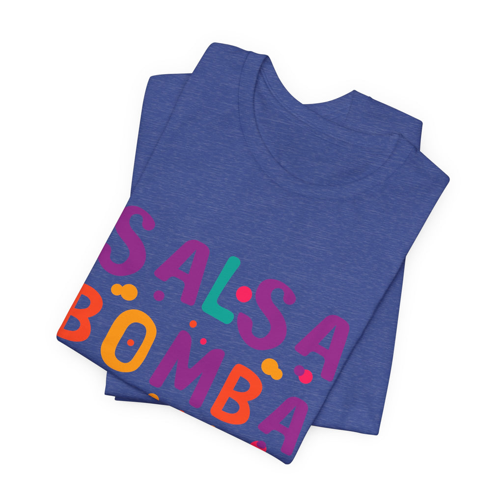 Salsa Bomba Plena Graphic Tee — Colorful Puerto Rican Music Dance Shirt