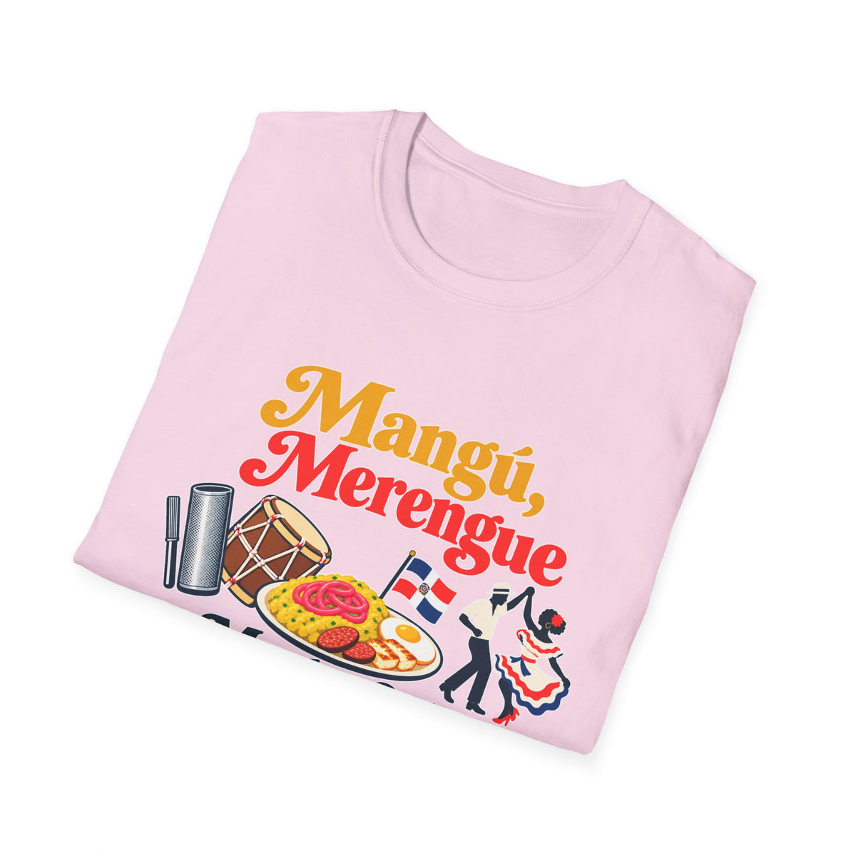 Mangu y Merengue GILDAN_6400 UNISEX Colorful Graphic T-Shirt