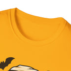 Camiseta de Halloween de momia con diseño de la letra M