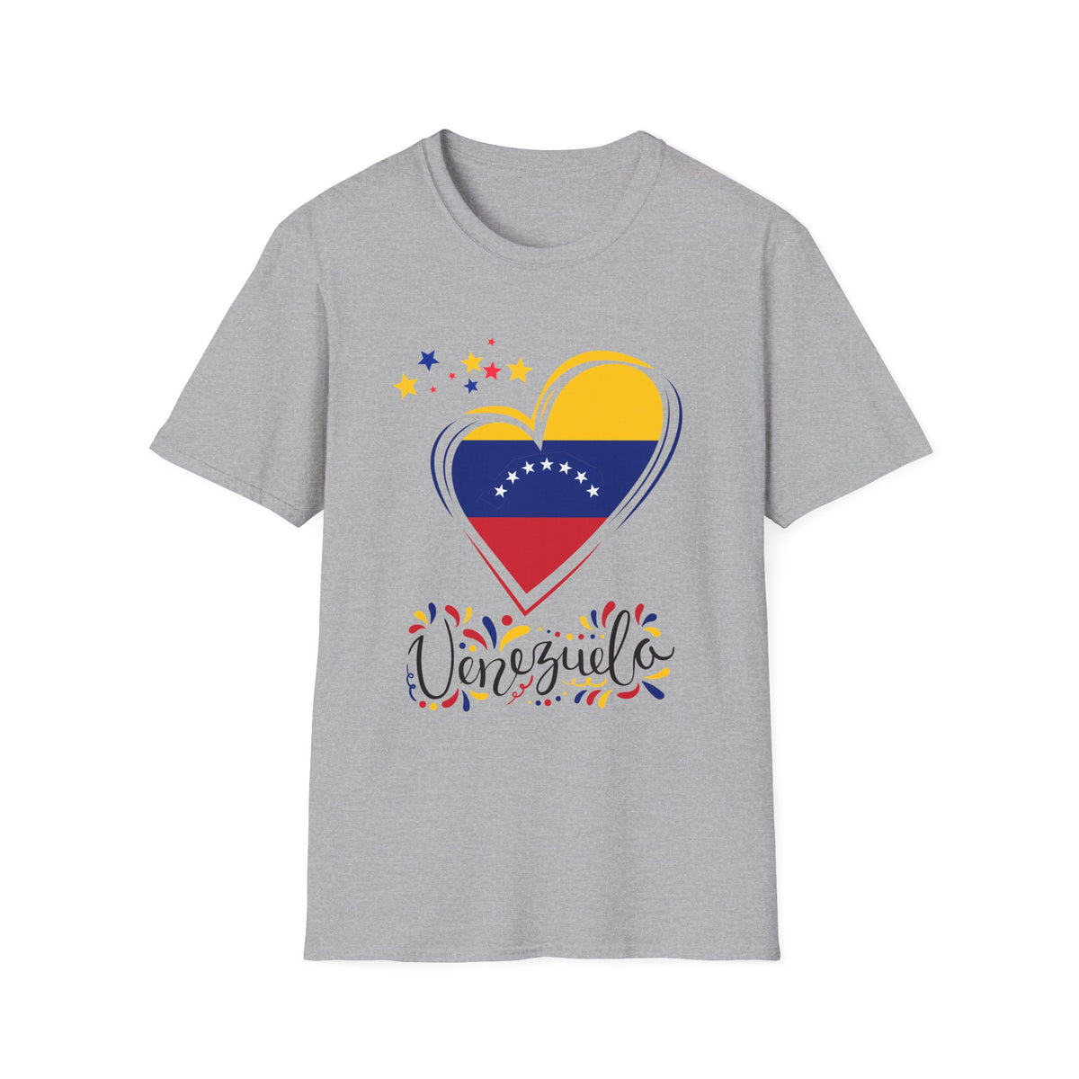 Venezuela Heart Flag T-Shirt — Patriotic Venezuelan Pride Tee