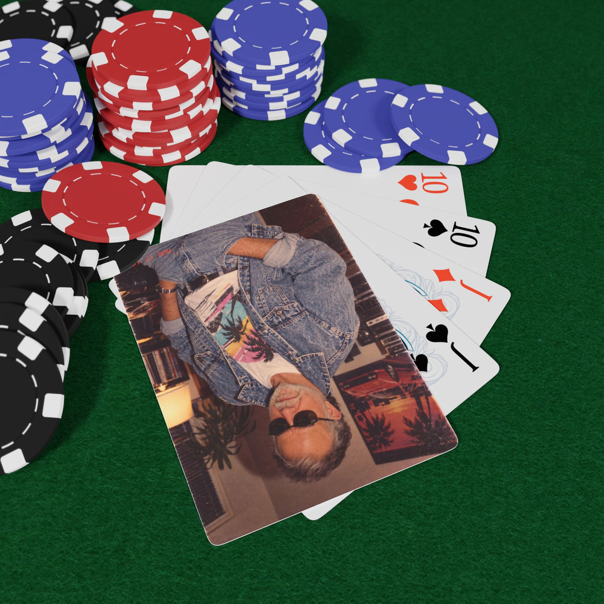 Custom Photo or Logo Poker Playing Cards - Your Logo or photo while you play!