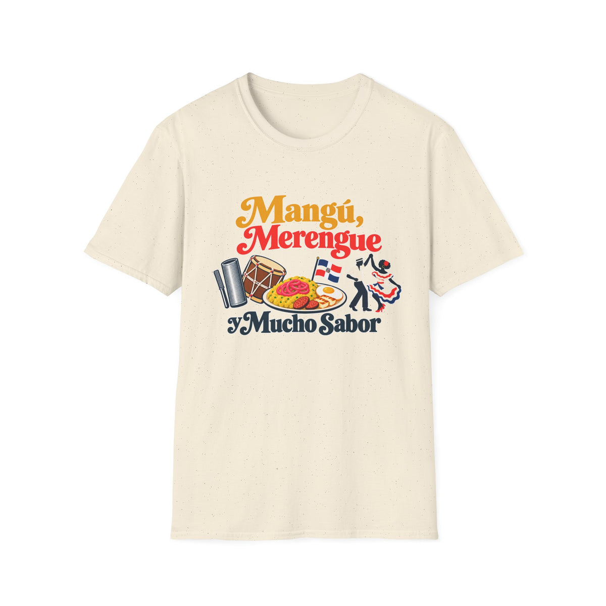 Mangu y Merengue GILDAN_6400 UNISEX Colorful Graphic T-Shirt