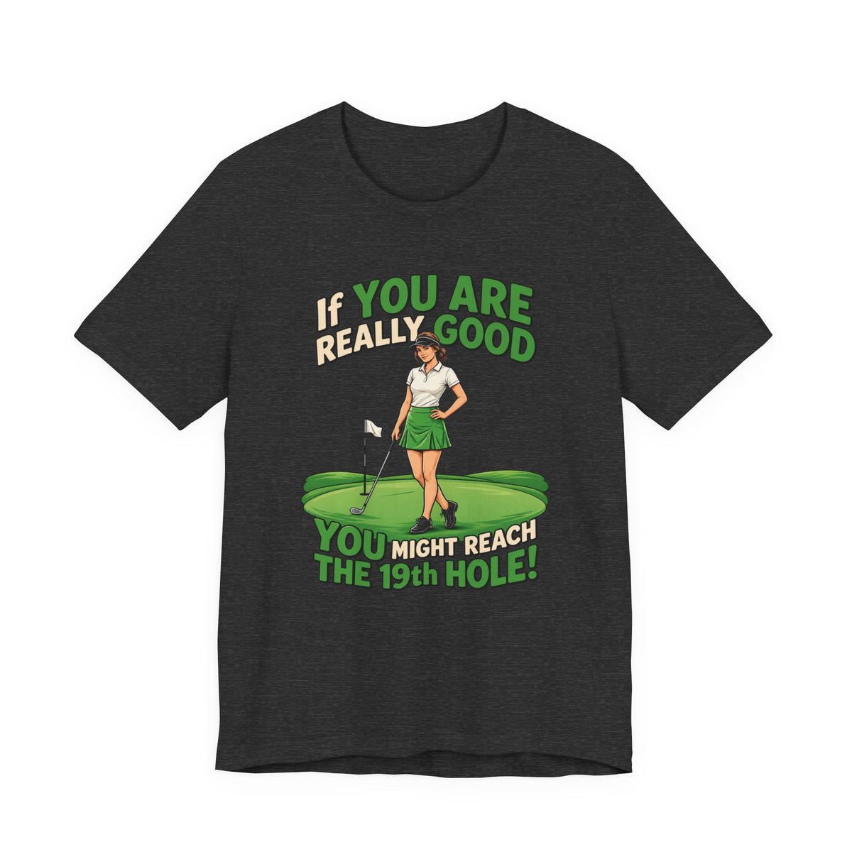 Golf 19th Hole BELLA+CANVA 3001 LADIES JERSEY T-Shirt