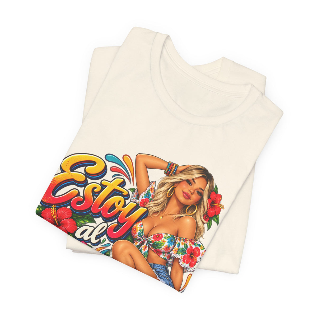 Estoy al Garete-Rubia BELLA+CANVA 3001 UNISEX JERSEY T-Shirt