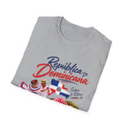 Sabor y Ritmo GILDAN_6400 UNISEX Colorful Graphic T-Shirt
