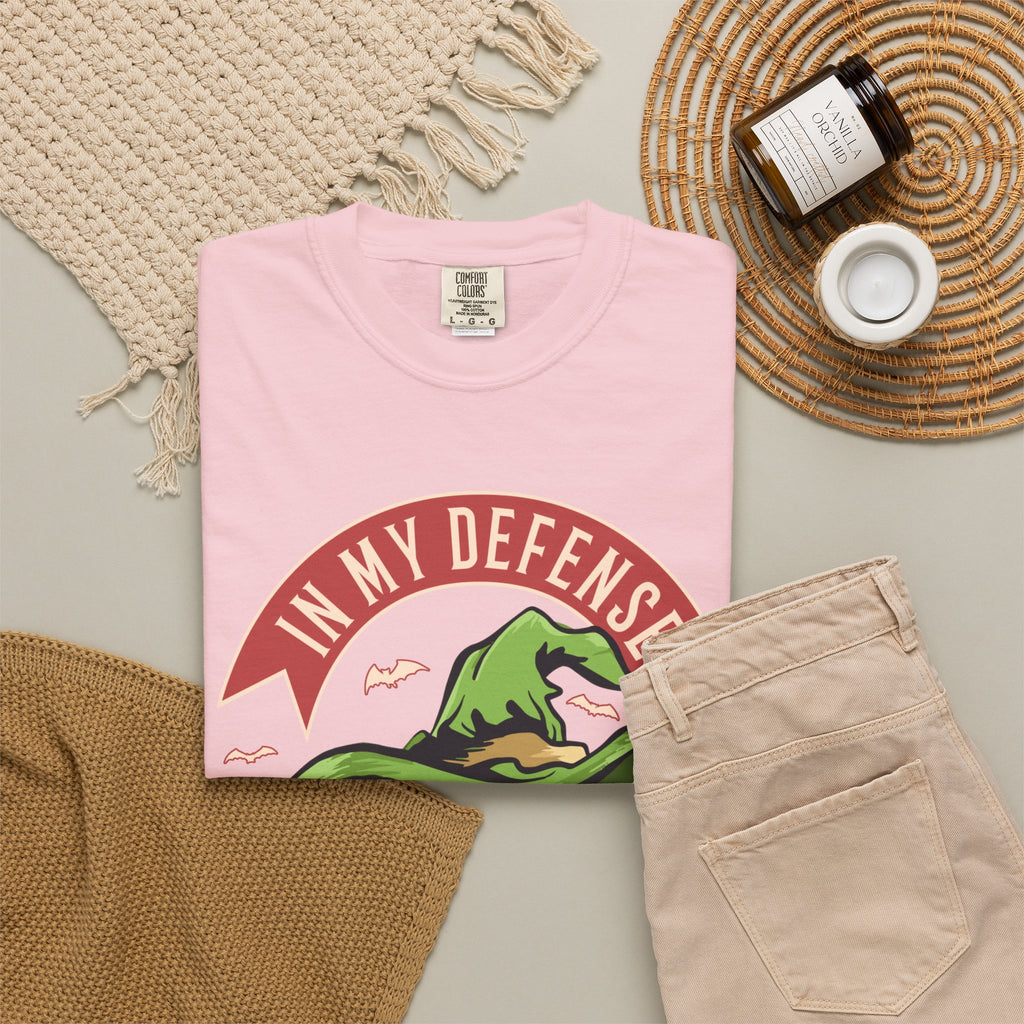 Witchy Graphic Tee — "In My Defense The Moon Was Full"