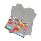 Camiseta "Nunca subestimes a una dama que juega al golf"