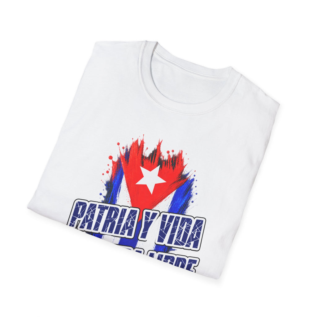 Patria y Vida Viva Cuba Libre T-Shirt — Cuban Freedom Flag Tee