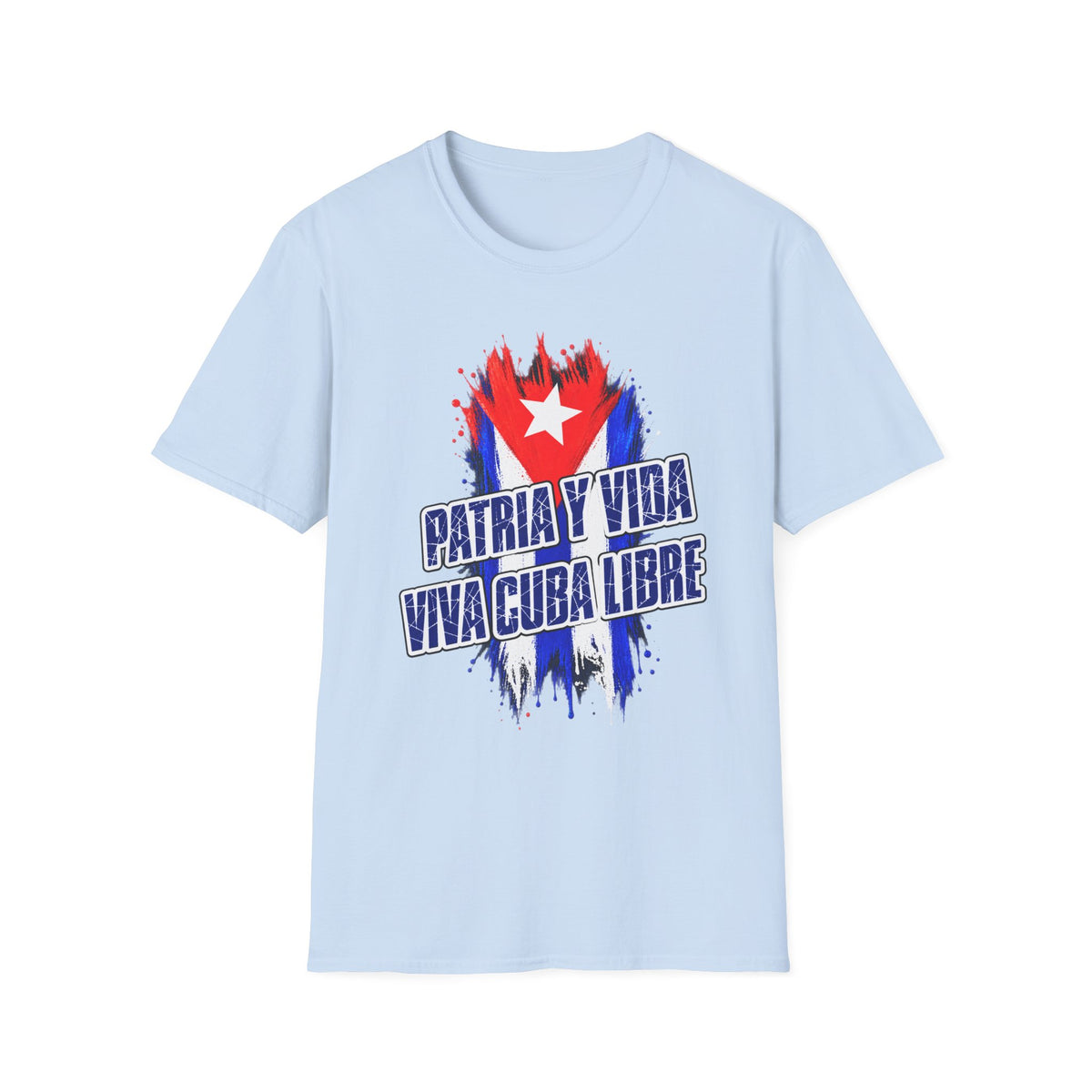 Patria y Vida Viva Cuba Libre T-Shirt — Cuban Freedom Flag Tee