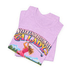 Camiseta "Nunca subestimes a una dama que juega al golf"