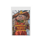 Happy Fall Scarecrow Garden Flag