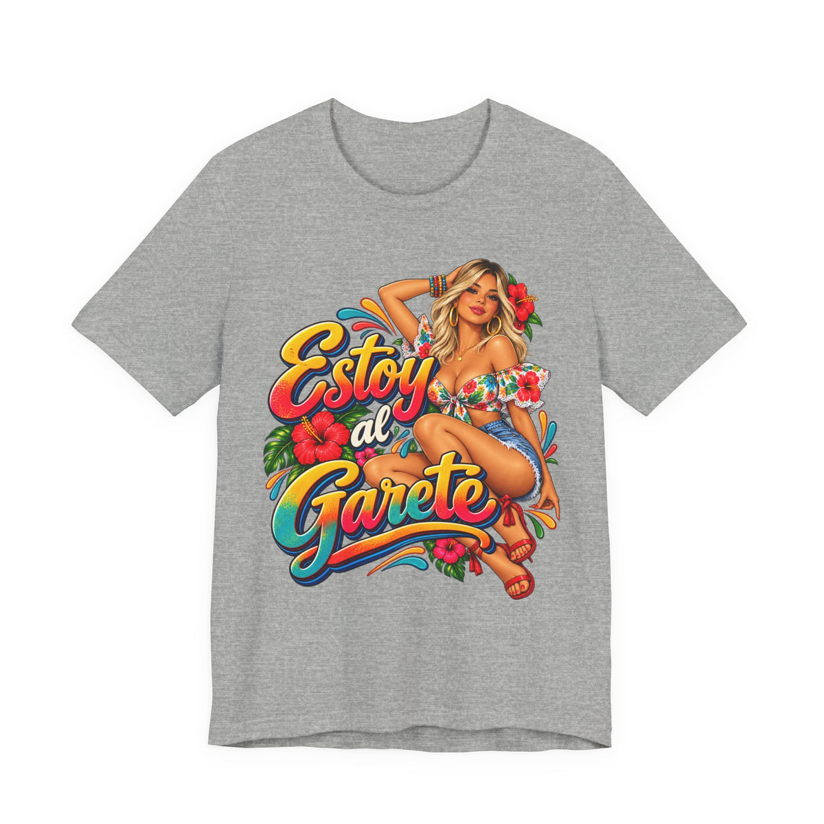 Estoy al Garete-Rubia BELLA+CANVA 3001 UNISEX JERSEY T-Shirt