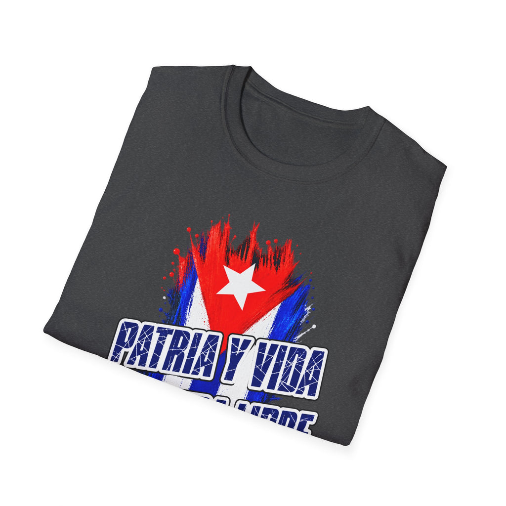 Patria y Vida Viva Cuba Libre T-Shirt — Cuban Freedom Flag Tee