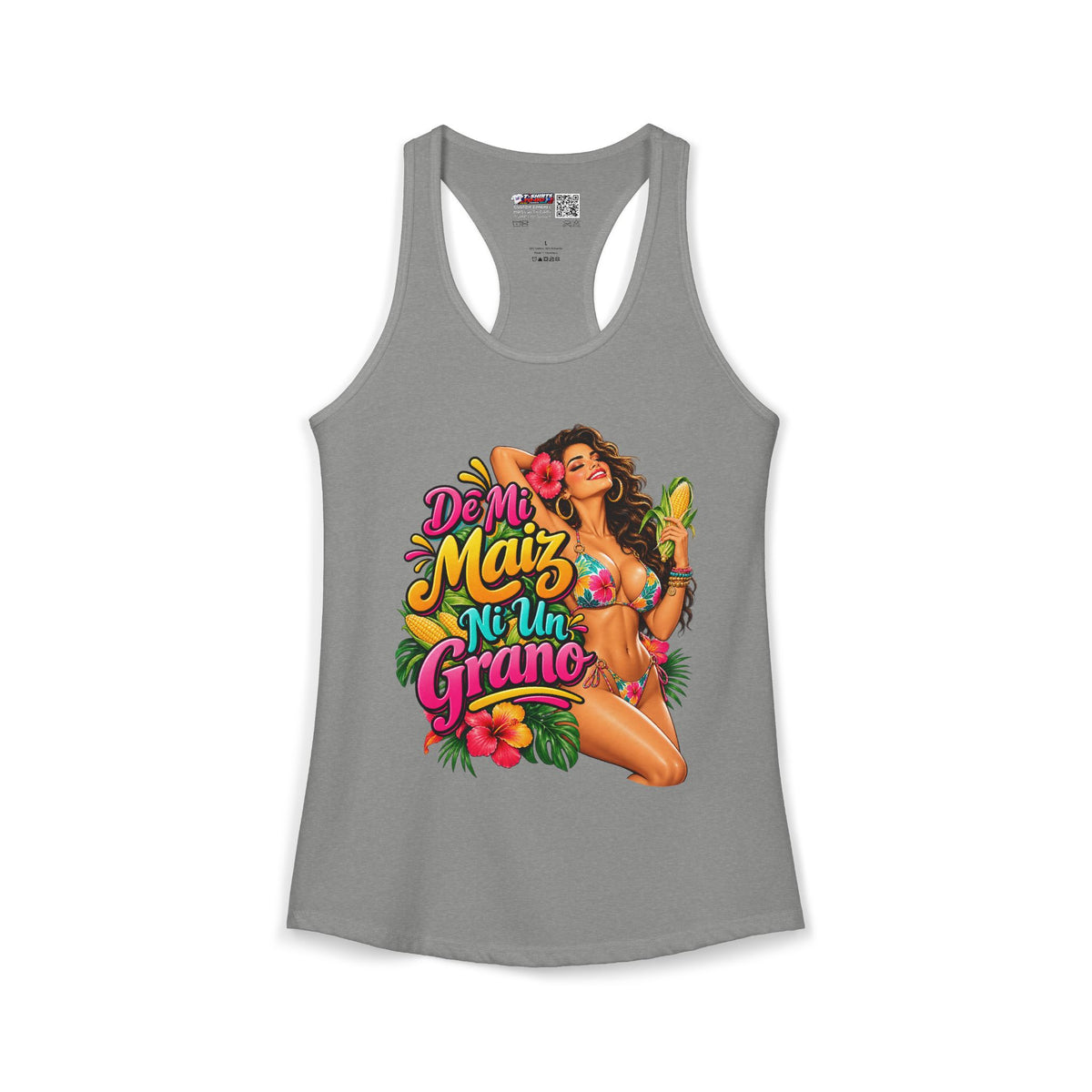 De Mi Maiz Ni Un Grano Women's Ideal Racerback Tank TopSport