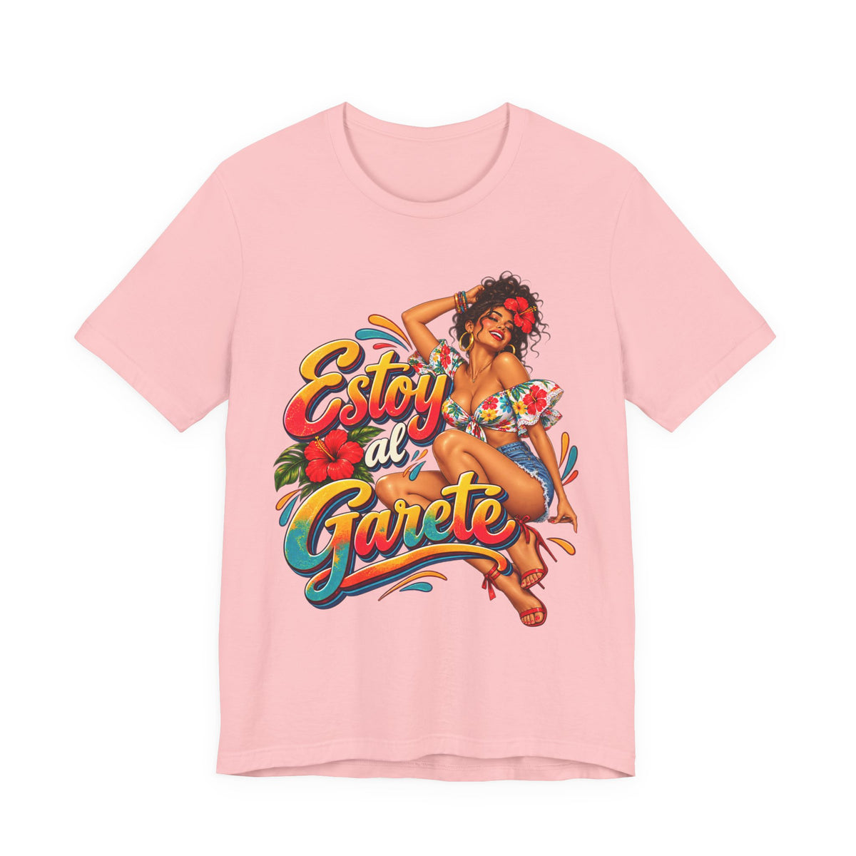 Estoy al Garete-Boricua BELLA+CANVA 3001 UNISEX JERSEY T-Shirt