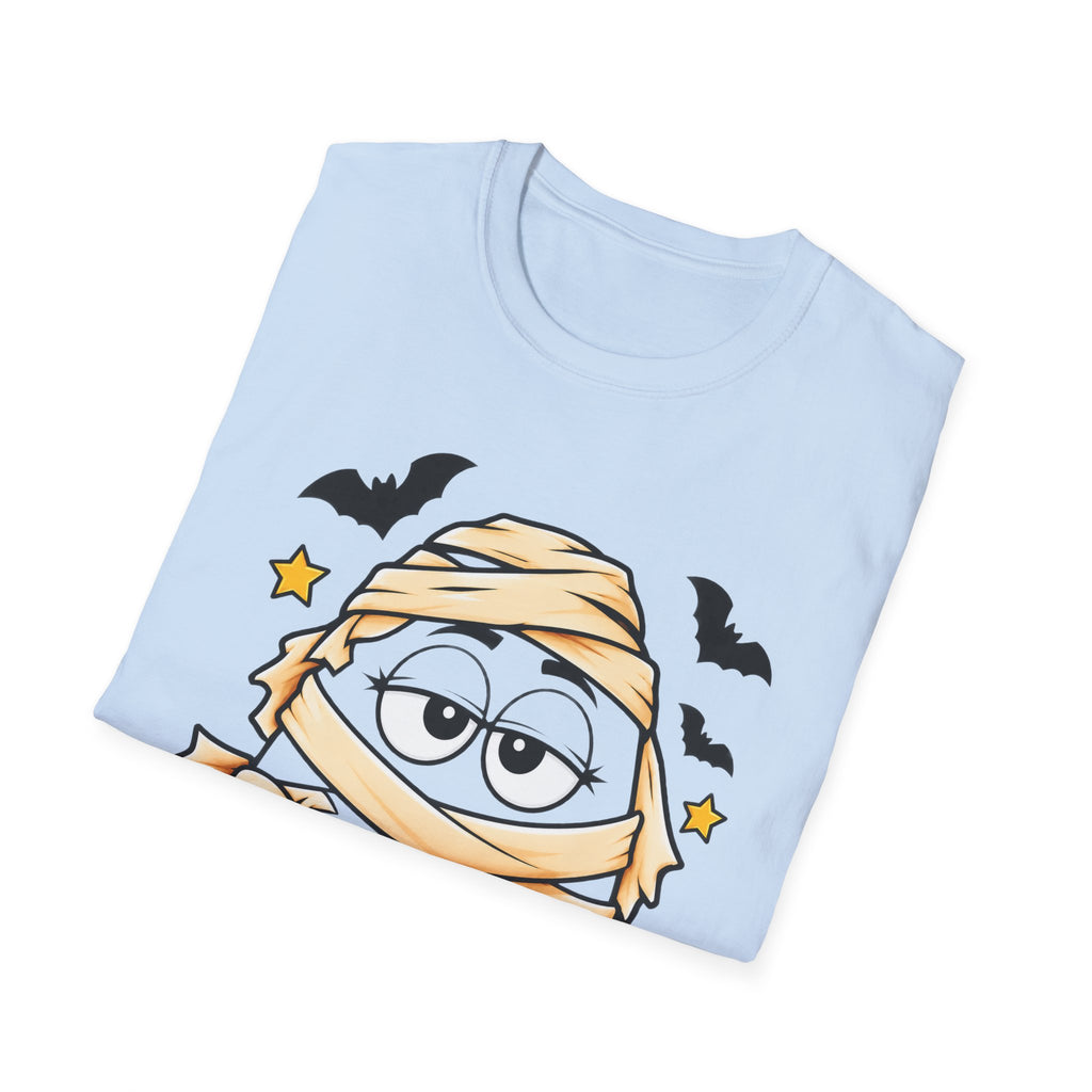 Camiseta de Halloween de momia con diseño de la letra M
