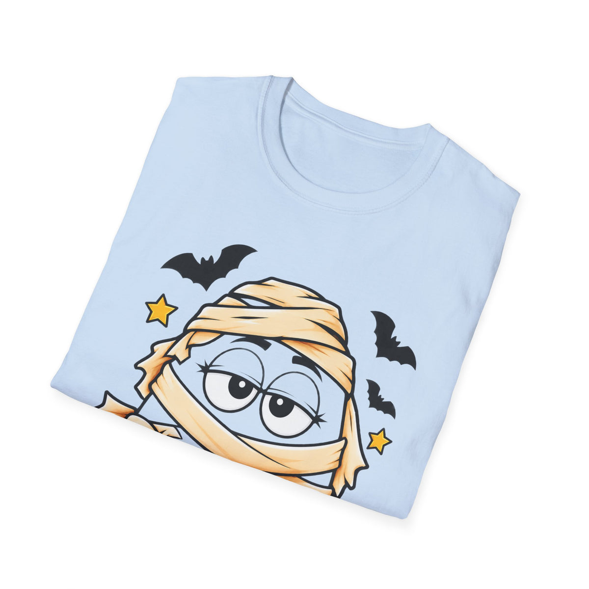 Camiseta de Halloween de momia con diseño de la letra M