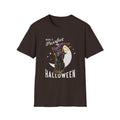 Have a Purrfect Halloween T-Shirt — Black Cat Witch Holiday Tee