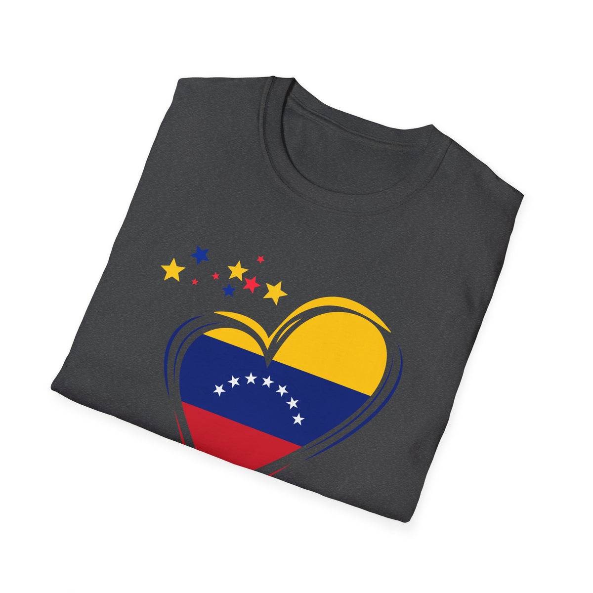 Venezuela Heart Flag T-Shirt — Patriotic Venezuelan Pride Tee