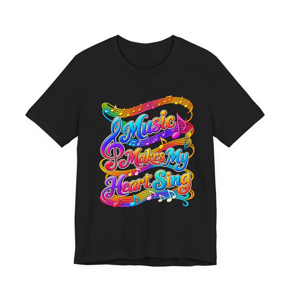 Music Makes My Heart Sing T-Shirt